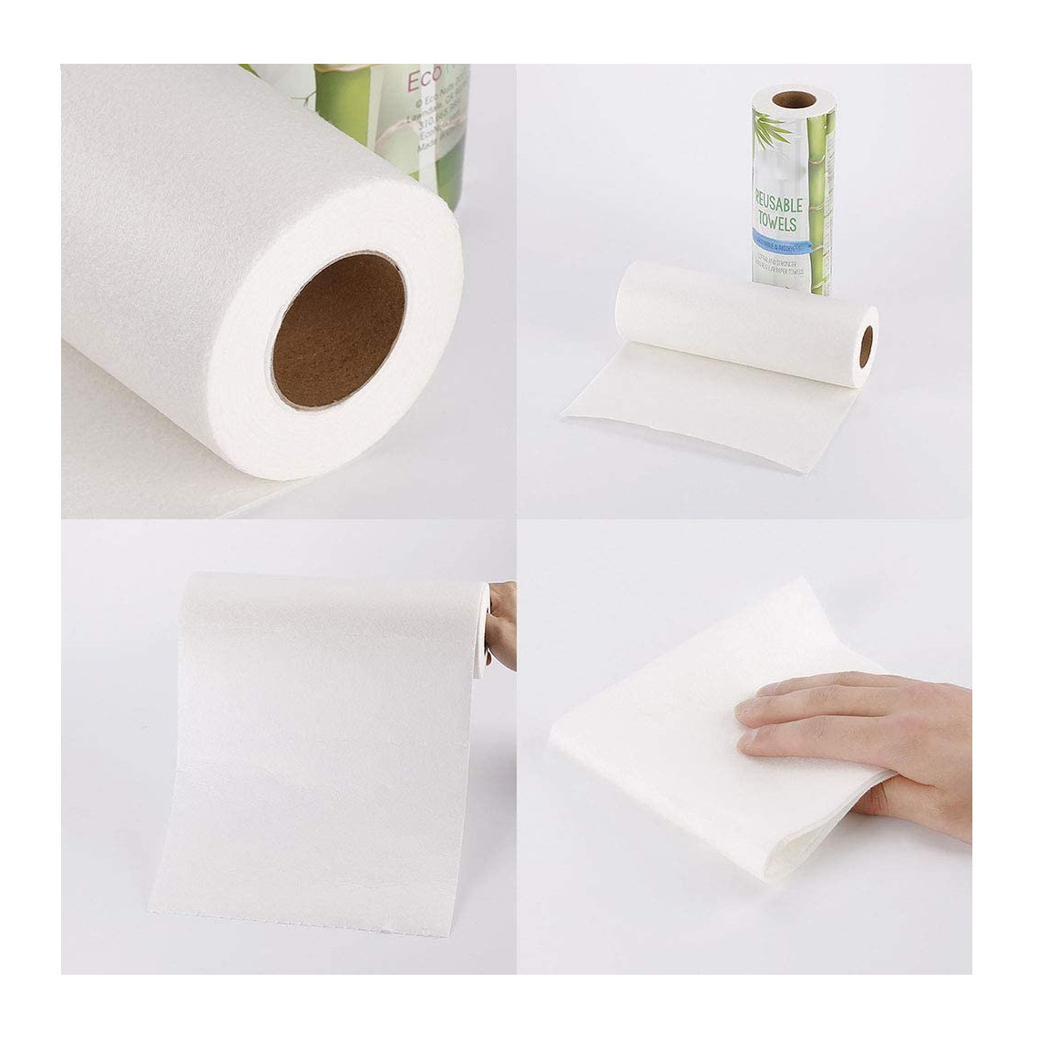 100% Bamboo Fiber Cleaning Cloth Cotton