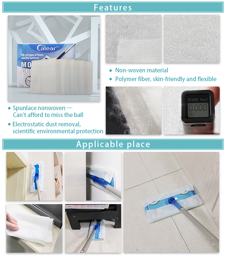 Disposable household Floor cleaning wipes