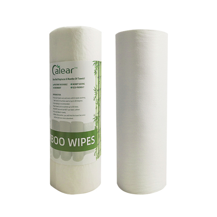 bamboo towels for kitchen reusable nonwoven wipes roll